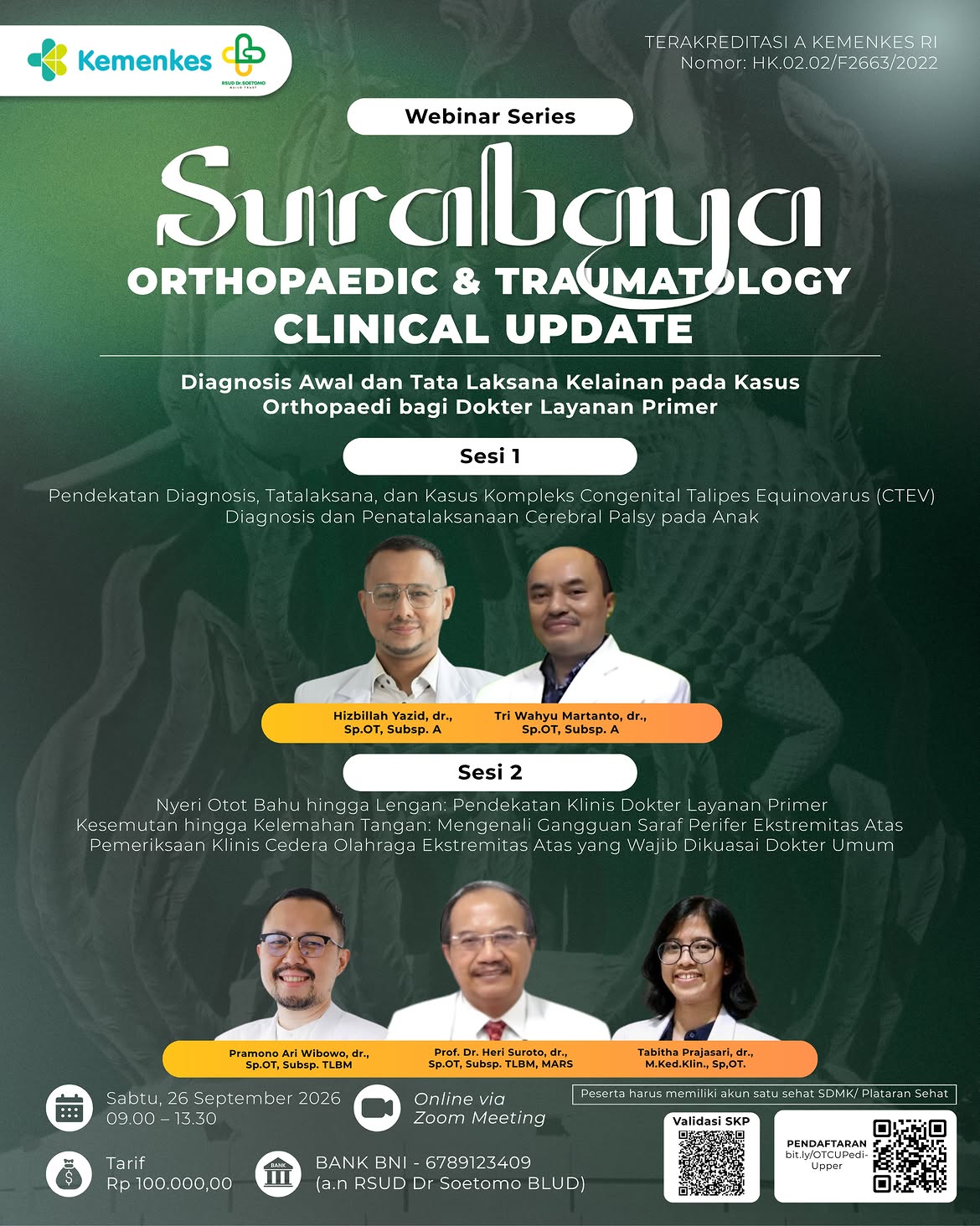 SURABAYA ORTHOPAEDIC & TRAUMATOLOGY CLINICAL UPDATE