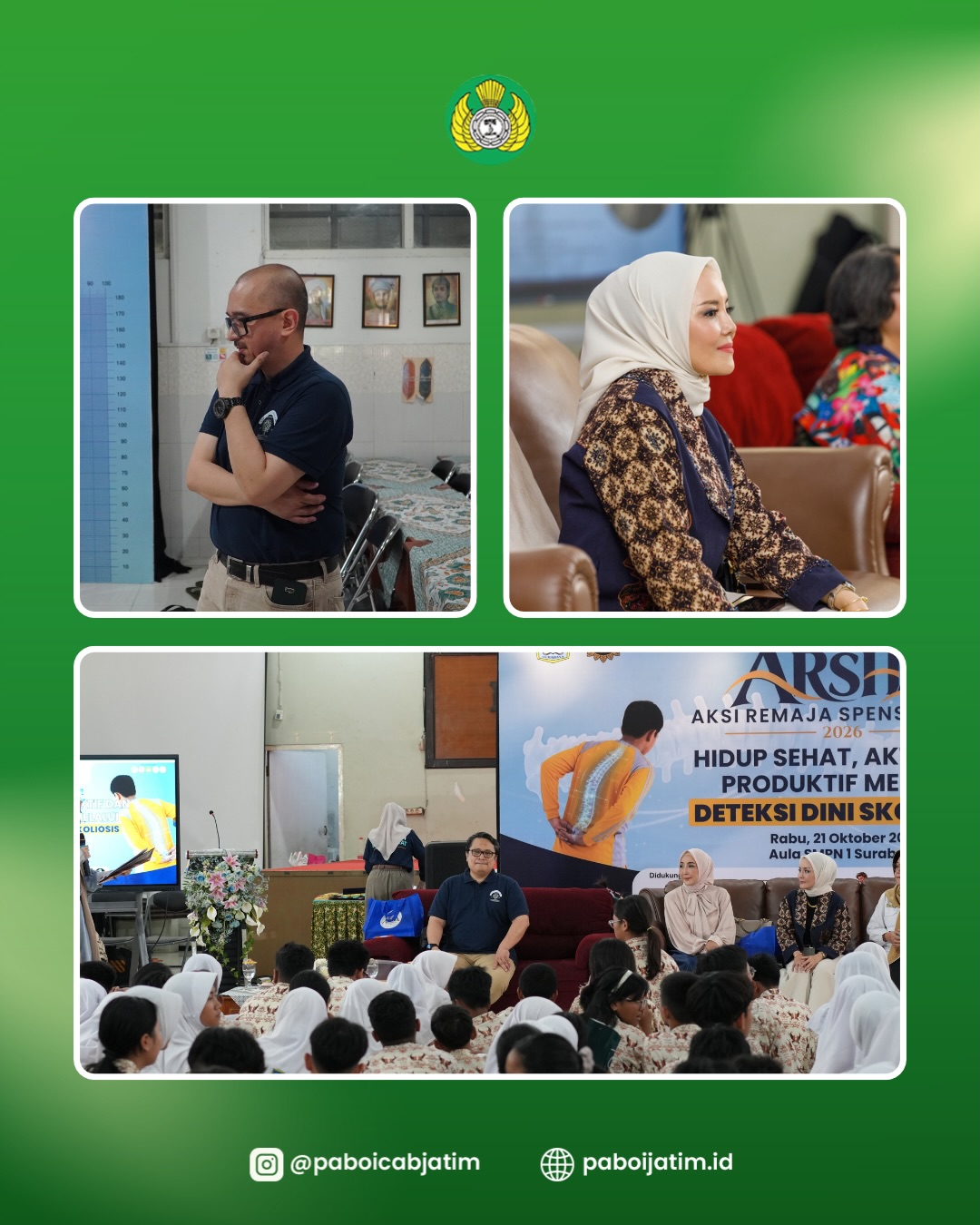 Diskusi bersama dokter spesialis mengenai gejala, penanganan, dan rehabilitasi skoliosis